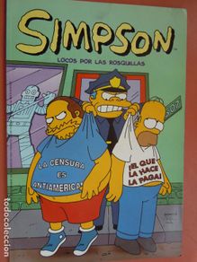 Comics: SIMPSON LOCOS POR LAS ROSQUILLAS Matt Groening. Comic Bongo.